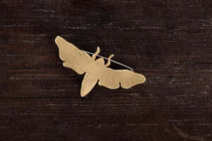 Necklace With A Golden Moth