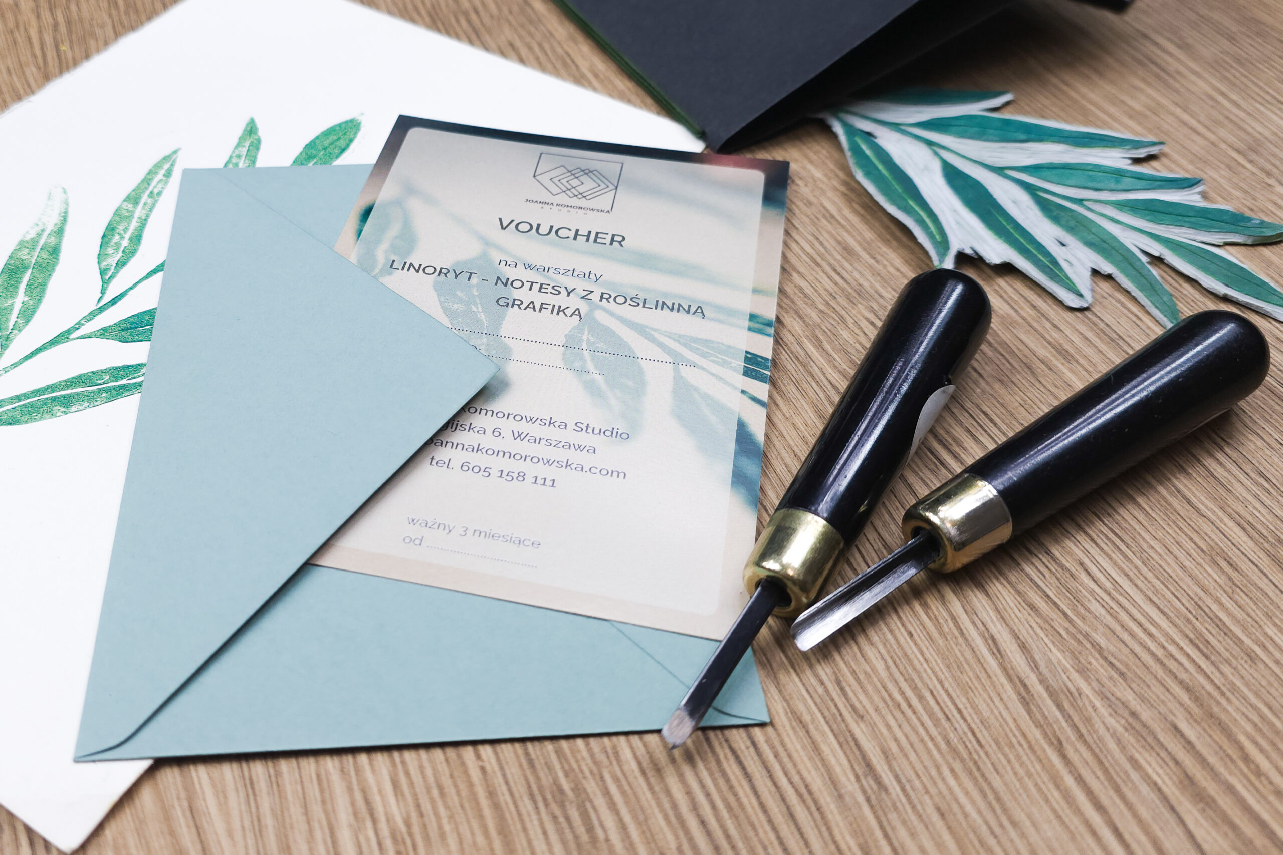 warsztaty linorytu w Warszawie - voucher podarunkowy